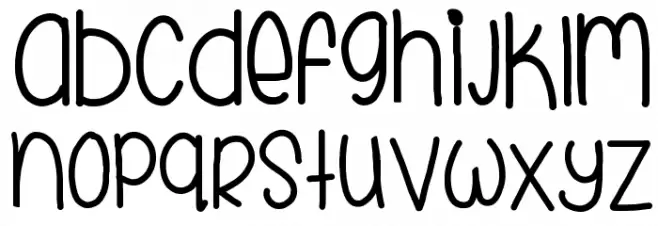 cheekaw خط أحرف صغيرة