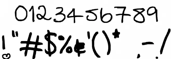 cheerleader Font OTHER CHARS