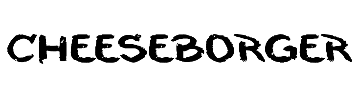 cheeseborger  Скачать бесплатные шрифты