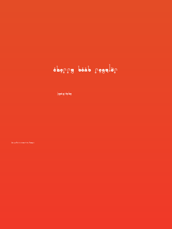 Cherry Bomb Regular Poster