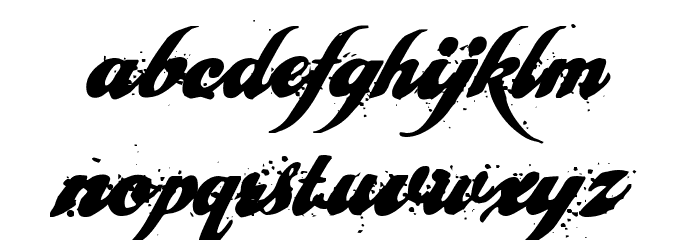 cherry jam Font LOWERCASE