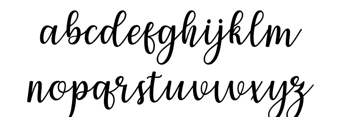 chetlie Font LOWERCASE