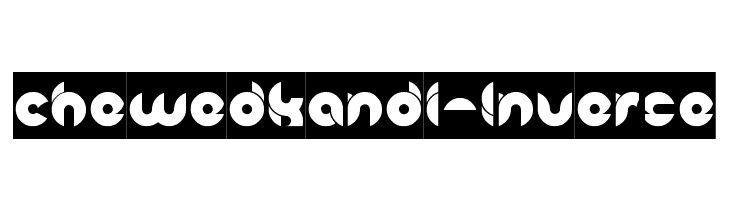 chewedkandi-Inverse  font caratteri gratis