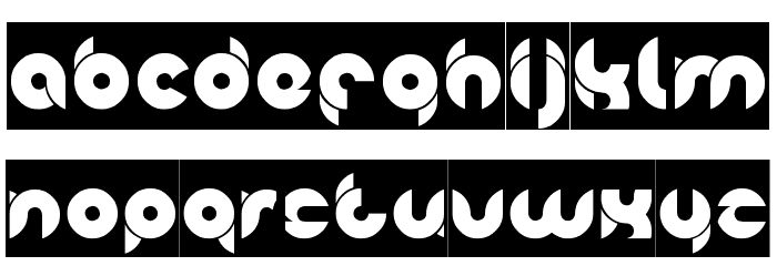 chewedkandi-Inverse Font LOWERCASE