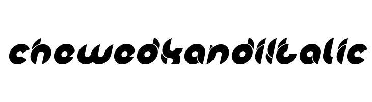 chewedkandi Italic  नि: शुल्क फ़ॉन्ट्स डाउनलोड