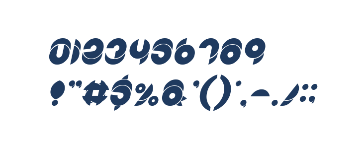 chewedkandi Italic Other Characters