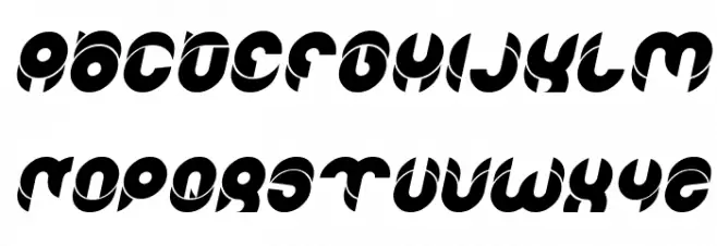 chewedkandi Italic Font UPPERCASE