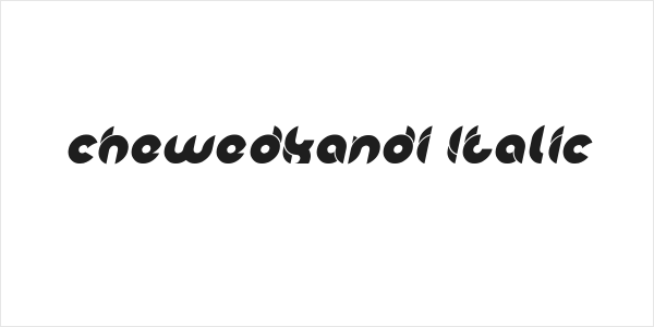 chewedkandi Italic Logo
