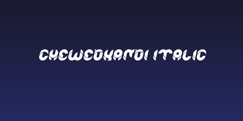 chewedkandi Italic Social Header