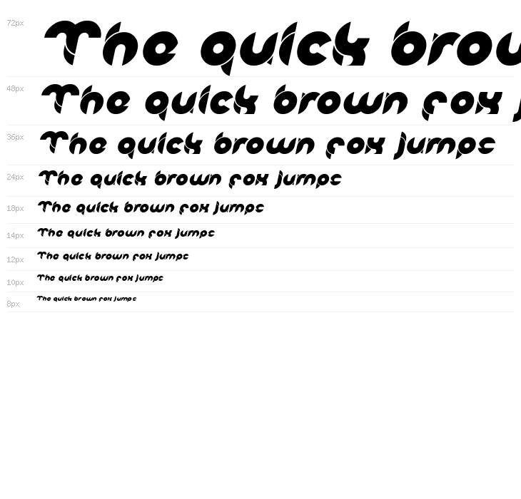 chewedkandi Italic Waterfall