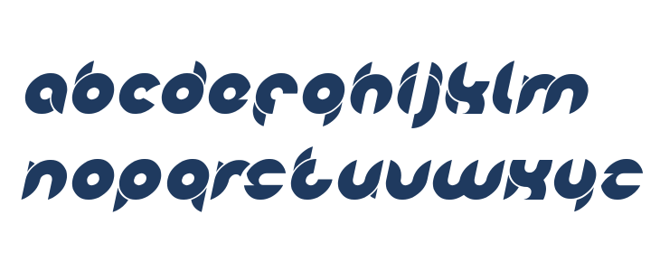 chewedkandi Italic Lowercase