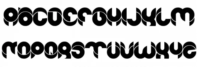 chewedkandi Font Litere mari