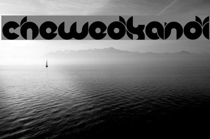 chewedkandi Font examples