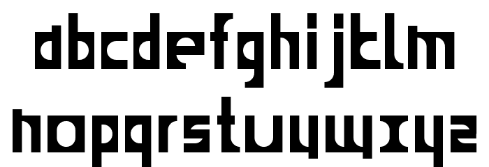 child blocks フォント 小文字