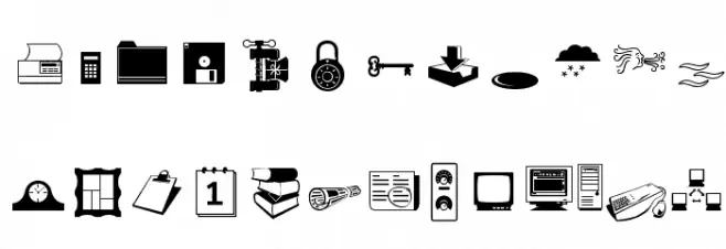 childhood خط أحرف صغيرة