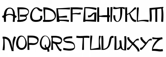 childspon خط أحرف كبيرة