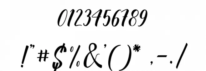 chillout-script Font OTHER CHARS