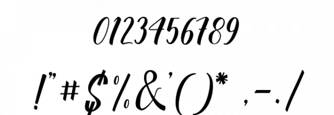 chillout-script Font OTHER CHARS