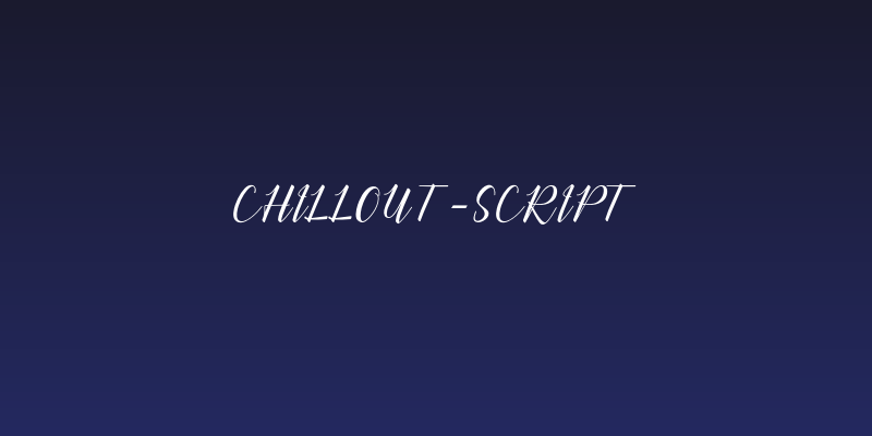 chillout-script Social Header