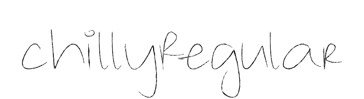 chillyRegular Font