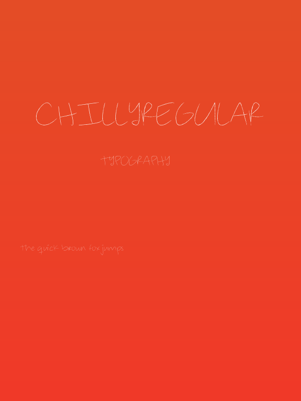 chillyRegular Poster