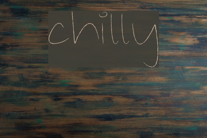chilly Font examples