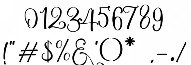 chinthiawhite-Regular Font OTHER CHARS