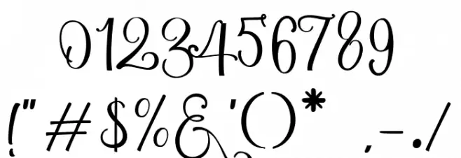 chinthiawhite-Regular Font OTHER CHARS