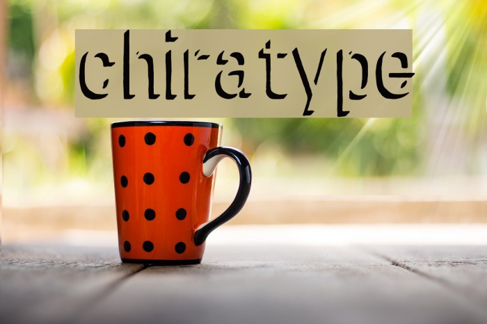 chiratype Font examples