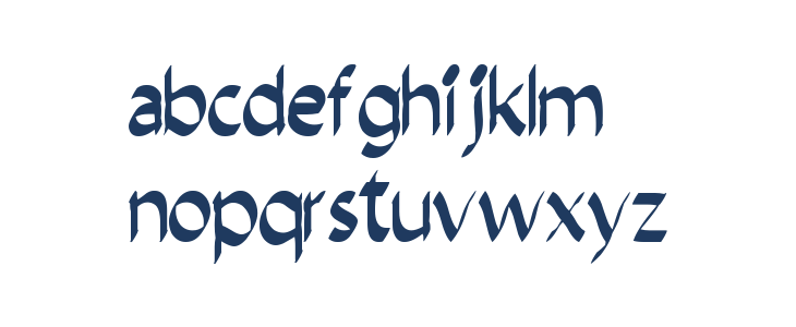 chiselscript Lowercase