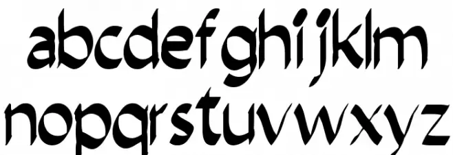 chiselscript फ़ॉन्ट लोअरकेस