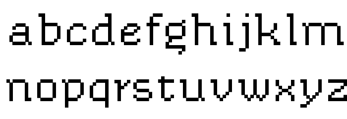 chixat 8 Font LOWERCASE