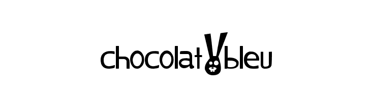 chocolat_bleu  Frei Schriftart Herunterladen