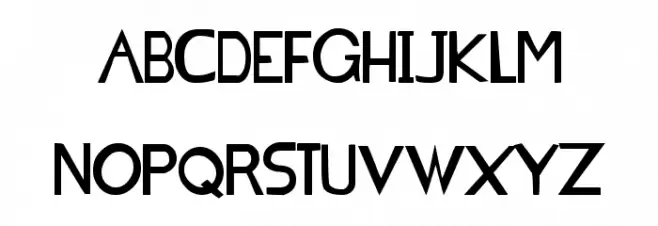 chocolat_bleu Font UPPERCASE