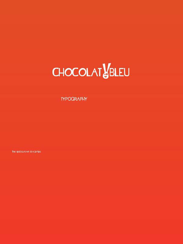 chocolat_bleu Poster