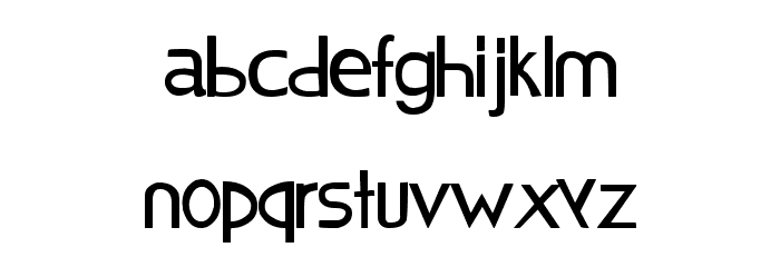 chocolat_bleu Font LOWERCASE