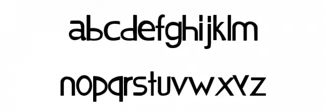 chocolat_bleu Font LOWERCASE