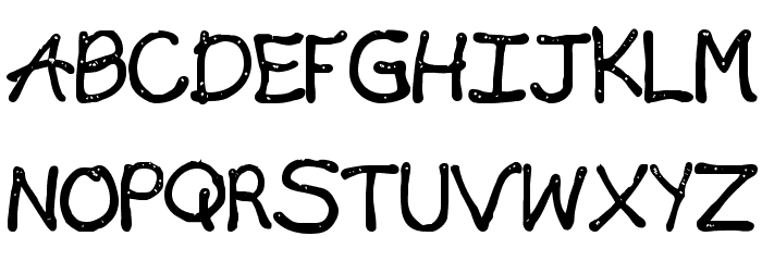 chocolate type bold spaced Font OTHER CHARS