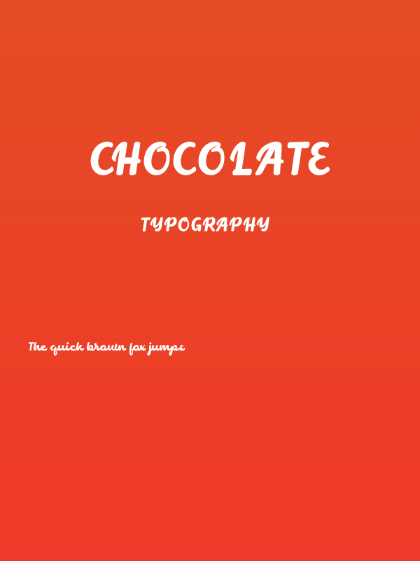chocolate Poster