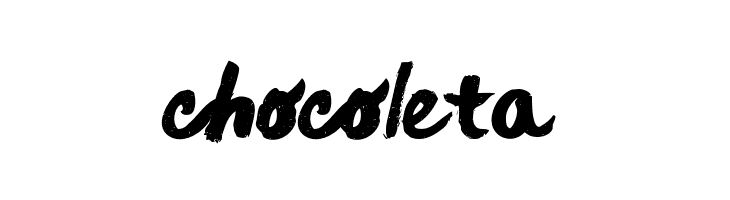 chocoleta  フリーフォントのダウンロード