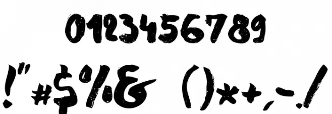 chocoleta Font OTHER CHARS