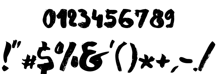 chocoleta Font OTHER CHARS