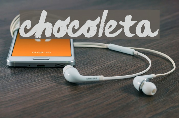 chocoleta Font examples