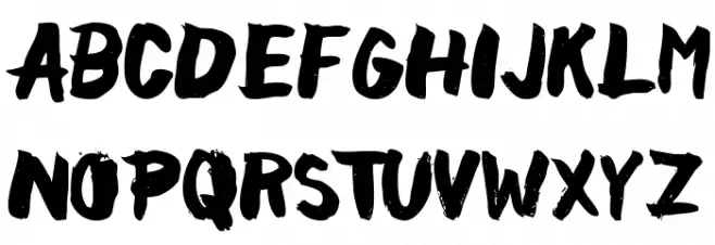 chocoleta Шрифта ВЕРХНИЙ