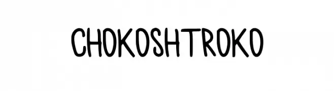 chokoshtroko  baixar fontes gratis