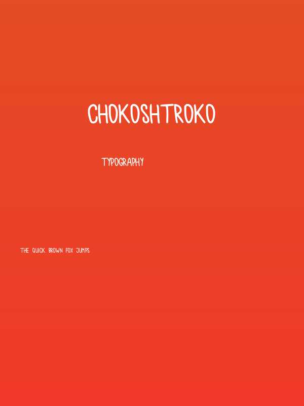 chokoshtroko Poster