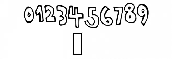 chopstickfont Font OTHER CHARS