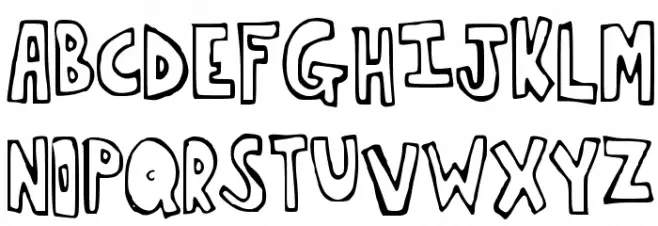 chopstickfont Polices MAJUSCULES