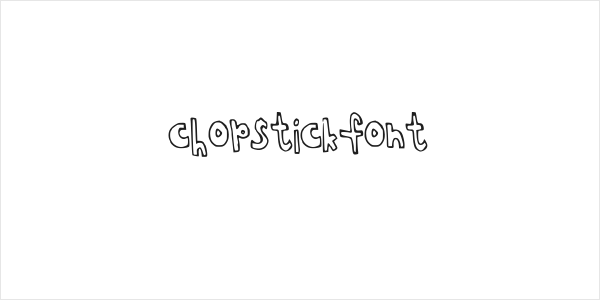chopstickfont Logo