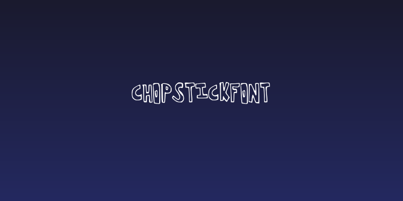 chopstickfont Social Header